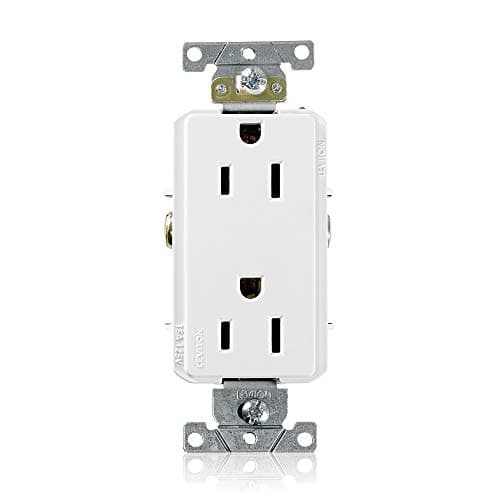 Decora Plus Duplex Receptacle Outlet, Heavy-Duty Industrial Specificat ...