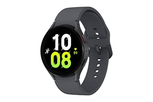 Samsung Galaxy Watch 5 40mm Bluetooth Smartwatch w/Body, Health, Fitness and Sleep Tracker, Improved Battery, Sapphire Crystal Glass, Enhanced GPS Tracking, Graphite (Renewed)