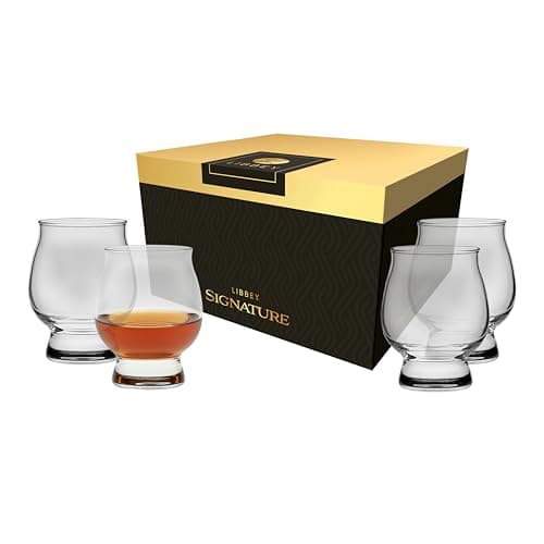 Libbey Signature Whiskey Bourbon Glasses Set of 4, Kentucky Bourbon ...