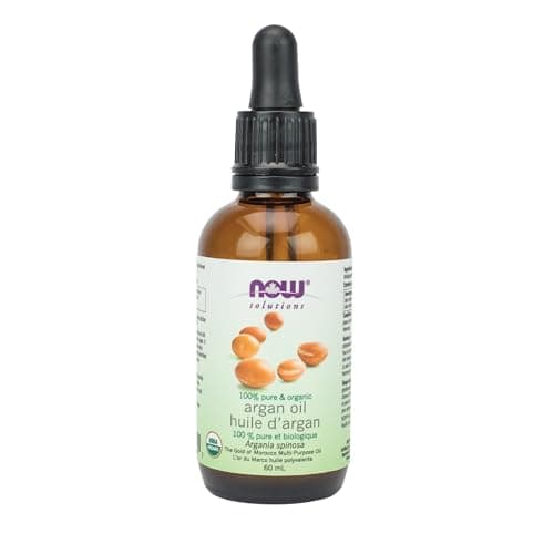 NOW Solutions, Organic Argan Oil, Certified Organic and 100% Pure, "Gold of Morocco" Multi-Purpose Oil, 60ml
