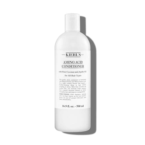 Kiehl's Amino Acid Conditioner, Strengthening and Moisturizing Hair Treatment, with Amino Acids, Jojoba and Coconut Oil to Improve Manageability and Added Shine - 500 ml