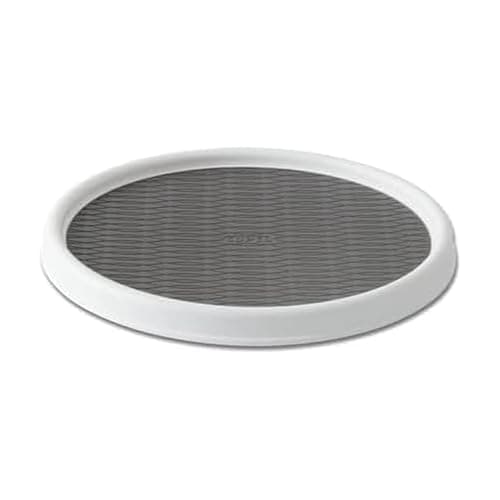 Copco Non-Skid 2-Tier Pantry Cabinet Lazy Susan Turntable, 12-inch ...