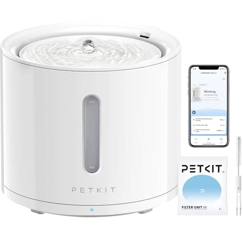 PETKIT EVERSWEET Solo 2 Cat Water Fountain with Wireless Pump, Ultra ...