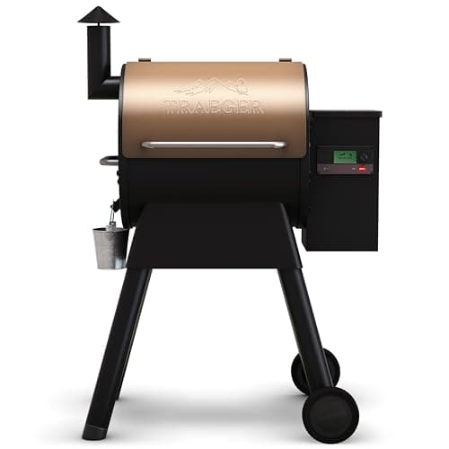 Traeger Pro 575 Wi-Fi Pellet Grill and Smoker in Bronze TFB57GZE - The ...
