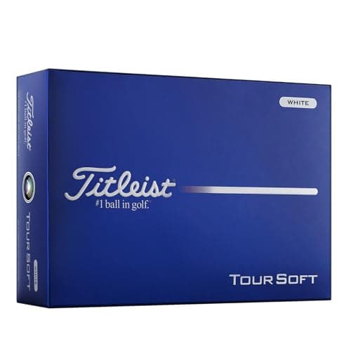 Titleist Tour Soft Golf Balls, White (One Dozen)