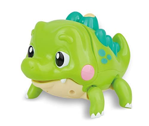 Robo Alive Junior Little Croc Battery-Powered Baby Crocodile Bath Toy by ZURU Bathtub Water Toys with Batteries, Green Crocodile