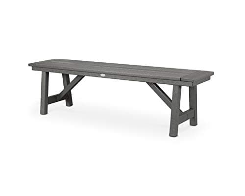Poly-Wood GNB60MA Vineyard 60-Inch Bench, Mahogany
