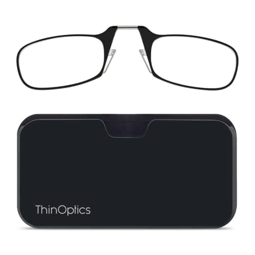 ThinOptics 2.0 Brown Reader with Universal Black Pod