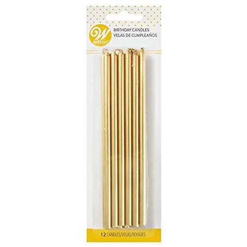 6 Gold Sparkler Birthday Candles, Sparkling Party Candles, Birthday and ...