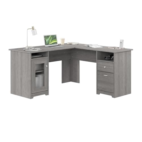 Bush Furniture Cabot 60W L Shaped Computer Desk