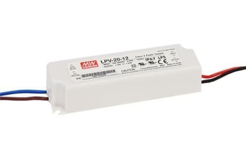 Controlador LED Mean Well LPV-20-12