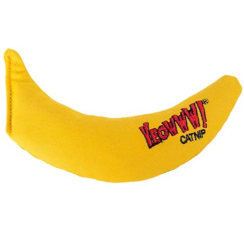 Yeowww! Yellow Banana Catnip Toy (2 Pack)