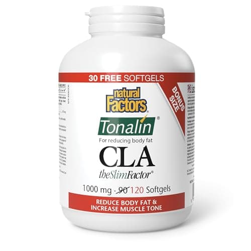 Natural Factors - CLA Tonalin 1000 mg BONUS SIZE, 120 softgels