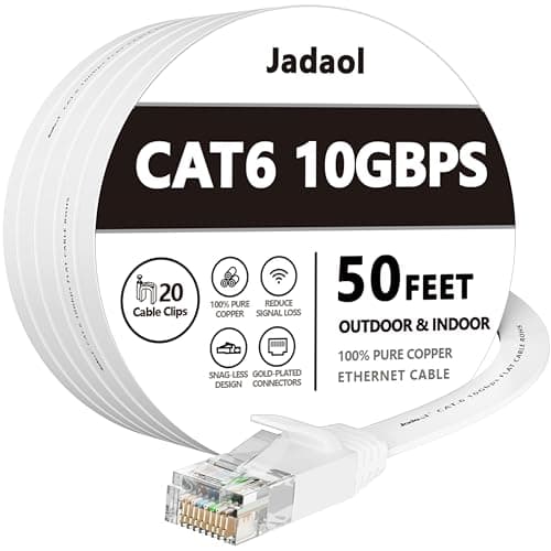 Jadaol Cat 7 Ethernet Cable 25 ft Shielded - LAMDA CONNECT