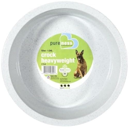 Van Ness Crock Heavyweight Dish [Dog, Dishes Crock Style] Jumbo - 10.25 ...