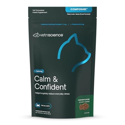PET NATURALS Calming for Cats, Behavioral Support Supplement, Chicken Liver Flavor, 80 Bite-Sized Chews