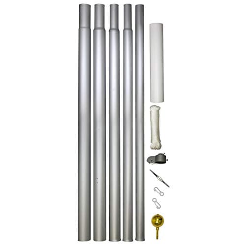 Valley Forge Flag 20 ft. Aluminum Flagpole with 3 ft. x 5 ft. Nylon U.S ...