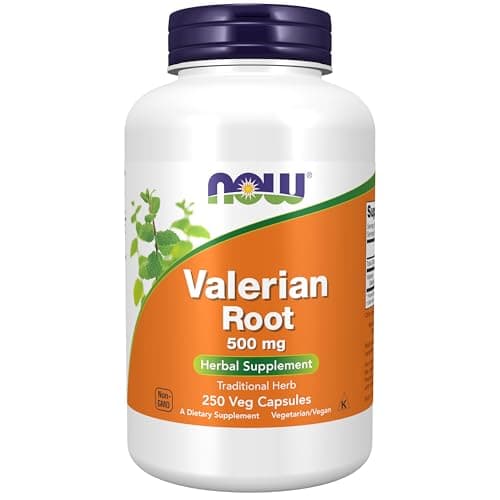 Capsules de racine de valériane 500 mg de NOW Foods