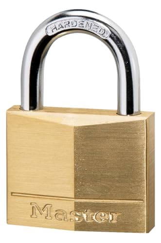 140D 4 Pack Keyed Alike Master Lock Solid Brass Padlock
