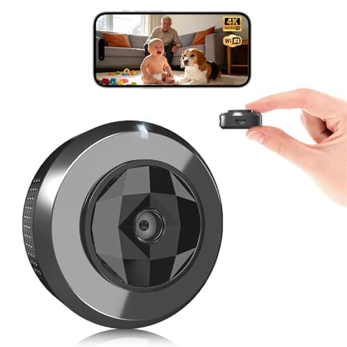 Hidden Cameras for Home Security, AREBI 1080p HD Mini Spy Camera Wi-Fi ...