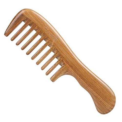Breezelike No Static Handmade Natural Sandalwood Hair Comb