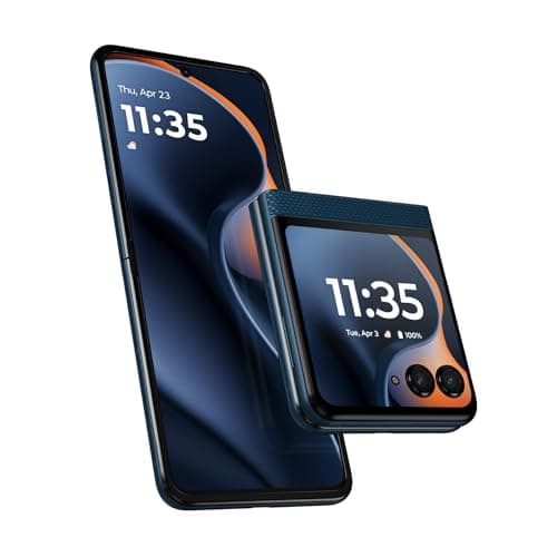 Motorola Moto Razr 5G 2023 (128GB, 8GB) 6.9" Foldable AMOLED, Snapdragon 7 Gen 1, Android 13 (AT&T Unlocked for USA 5G & Global 4G) XT2323 (w/Fast Charger, Sage Green) (Renewed)