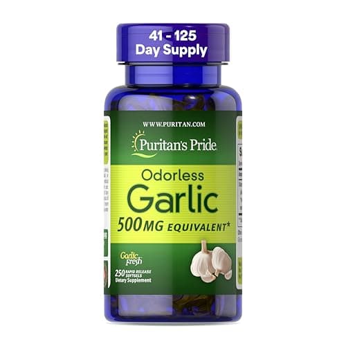 Amazon.com: NOW Supplements, Odorless Garlic (Allium sativum ...