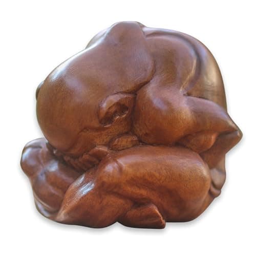 Indonesian Wood Sculpture - Buddha | NOVICA