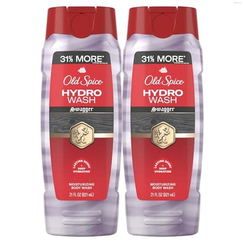 Old Spice Body Wash for Men, Hydro Wash, Smoother Swagger Scent, 473 ml