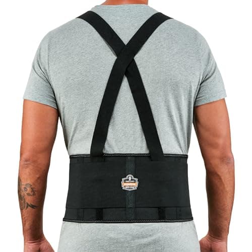 Ergodyne ProFlex 1650 Back Support Belt, 7.5" Elastic, Adjustable, Removeable Straps