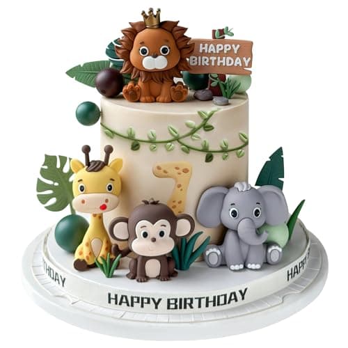 Wilton Jungle Animal Toppers | Jungle animals party, Animal party ...