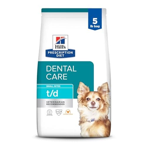 Hill s Prescription Diet t/d petites bouchées croquettes sèches pour soins dentaires des chiens