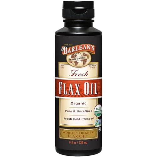 Amazon.com: Barlean's Organic Flaxseed Oil Liquid from Fresh Cold ...