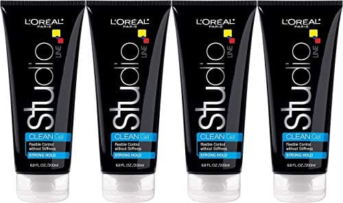 gal'Oréal Paris Studio Line CLEAN Hair Gel, Strong Flexible Hold, No Build-Up or Stiffness
