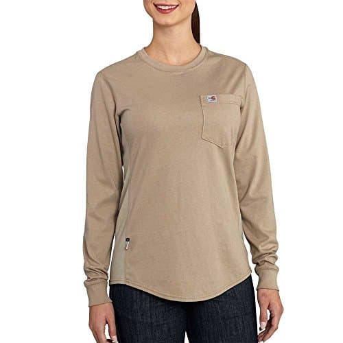 Men's Carhartt Flame-Resistant Force® Cotton Long Sleeve T-Shirt ...