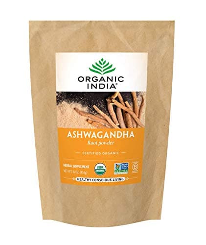 Organic India polvo de suplemento herbal de ashwagandha