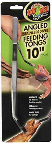 Zoo Med Stainless Steel Feeding Tongs, 10-Inch