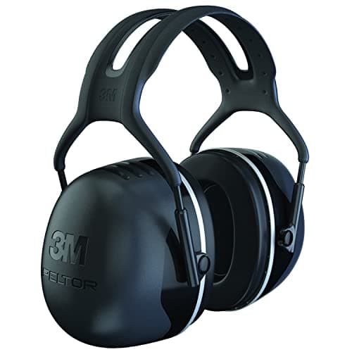 3M PELTOR Over-the-Head Earmuffs, NRR 31 dB, One Size Fits Most, Black X5A