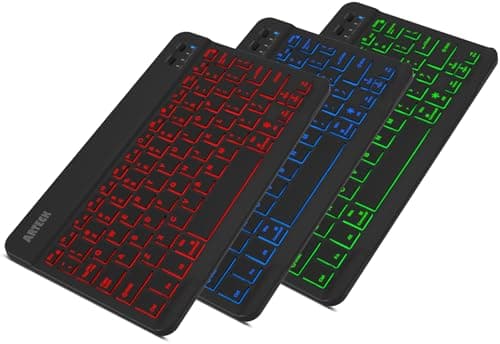 Arteck HB030B Universal Slim Portable Wireless Bluetooth 3.0 7-Colors ...