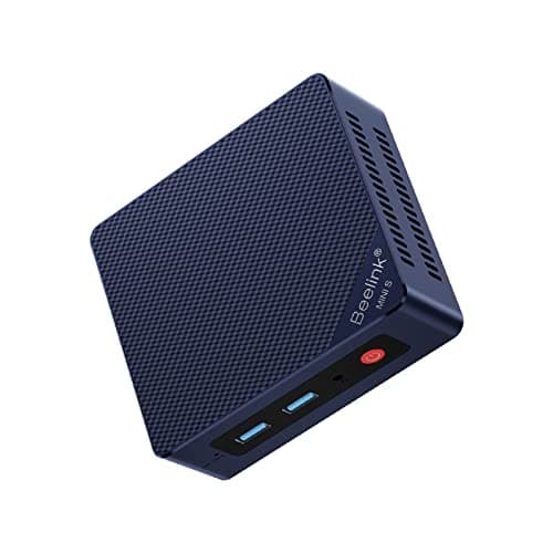 Beelink SEI8 Mini PC,Intel 8th Gen i5-8279U(UP to 4.1GHz) 16GB DDR4, 500GB NVMe SSD Iris Plus Graphics 655,Dual 4K HDMI Mini Desktop Computer