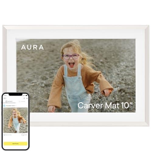 Aura Carver Luxe 10.1 inch Smart Digital Picture Frame