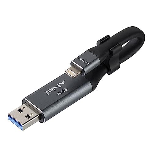 PNY 64GB Duo-Link USB 3.0 OTG Flash Drive for Android - (P-FDI64GOTGTO30-GE)