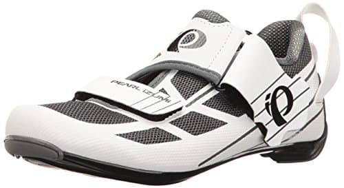 PEARL IZUMI Women's W TRI Fly Select V6 Cycling Shoe, White/Shadow Grey, 36 EU/5.2 B US, Navy, 8