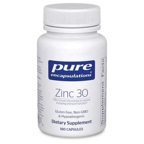 Pure Encapsulations Zinc 30 180 caps
