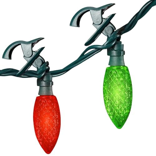 NOMA Advanced Evertough C9 Christmas Lights, 35 LED Lights, Pure White ...