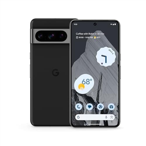 Google Pixel 8 Pro, 128GB Fully Unlocked Black (Renewed)