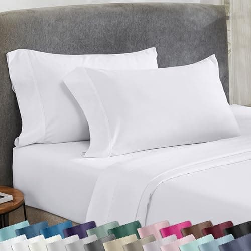Fundas de almohada satinadas de 400 hilos de California Design Den