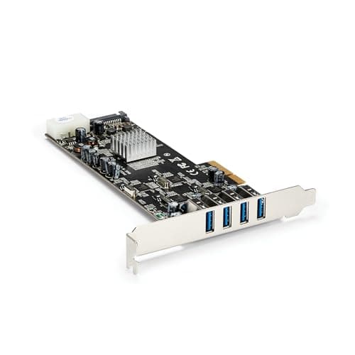 StarTech 4 Port PCI Express PCIe USB 3.0 Card - PEXUSB3S4V | Mwave