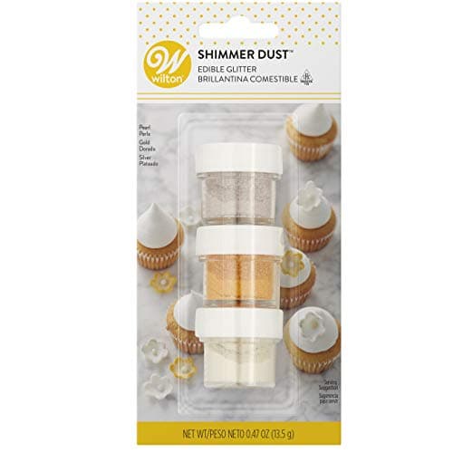 Wilton Edible Glitter Spray Dessert Sprinkles And Decorations, Silver ...