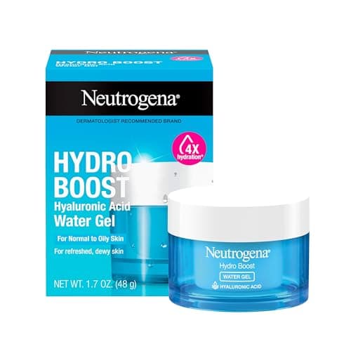 Neutrogena Hydro Boost Face Moisturizer with Hyaluronic Acid for Dry Skin, Oil-Free and Non-Comedogenic Water Gel Face Lotion, 47mL